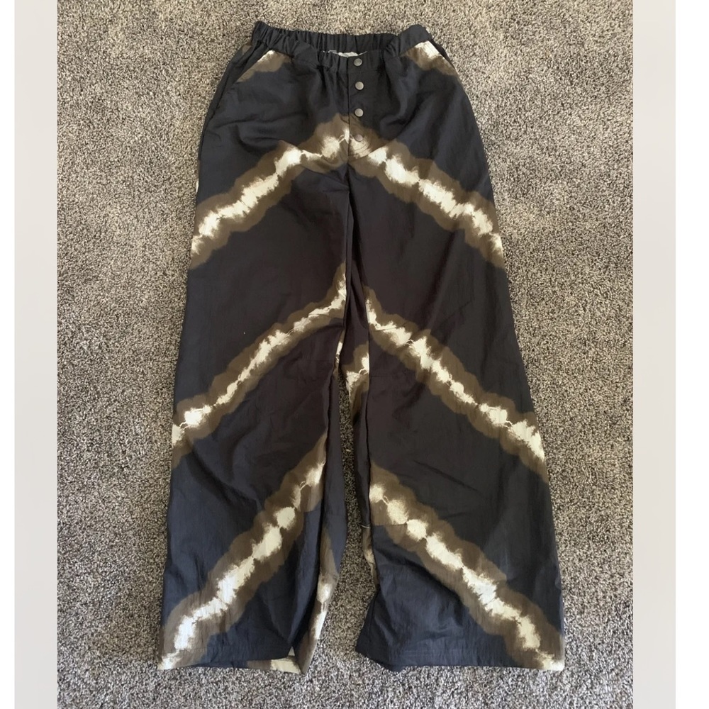 Free People Movement Tie Dye Snap Front Pants XS nwot